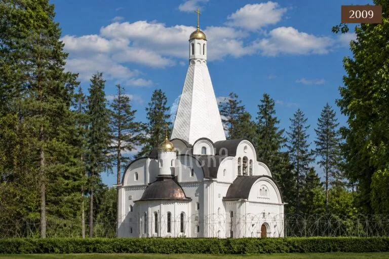 Медная кровля храма в Балашихе