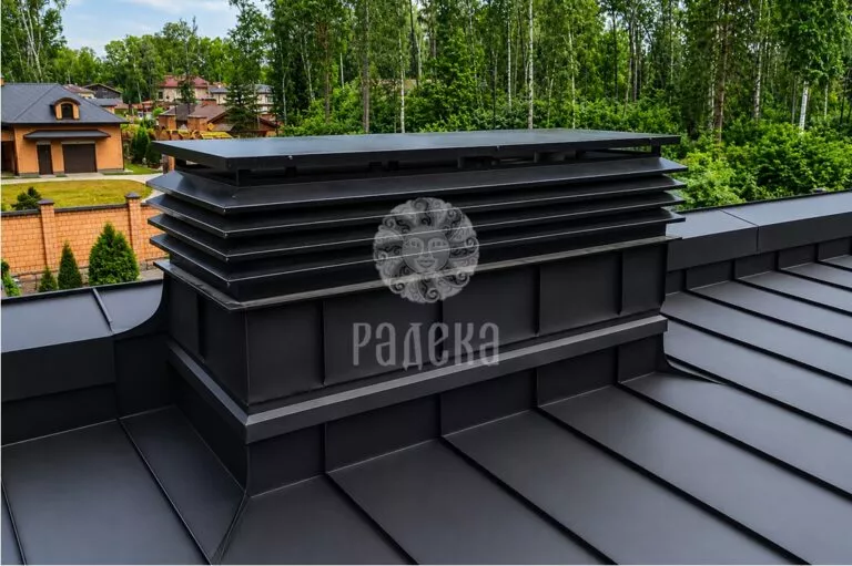 Фальцевая кровля в КП «Летова Роща»